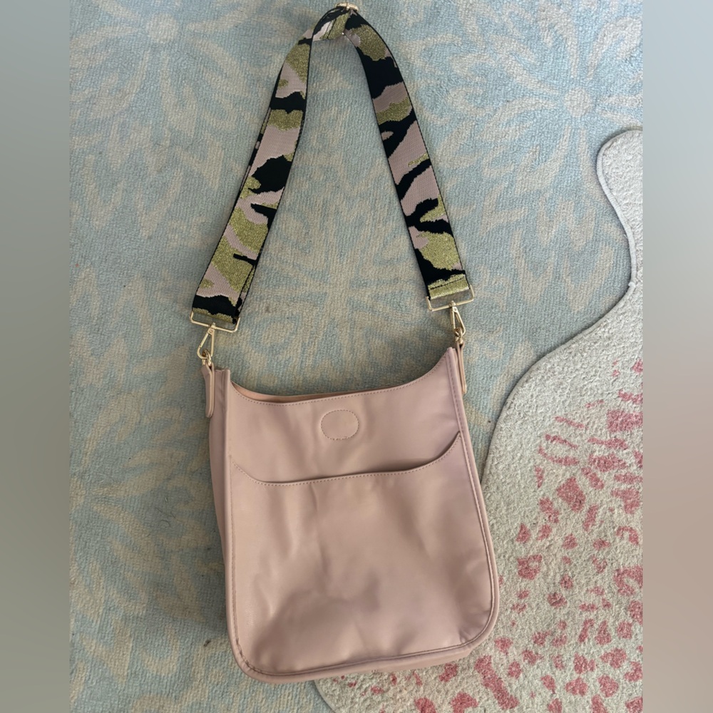 Ahdorned vegan leather bag